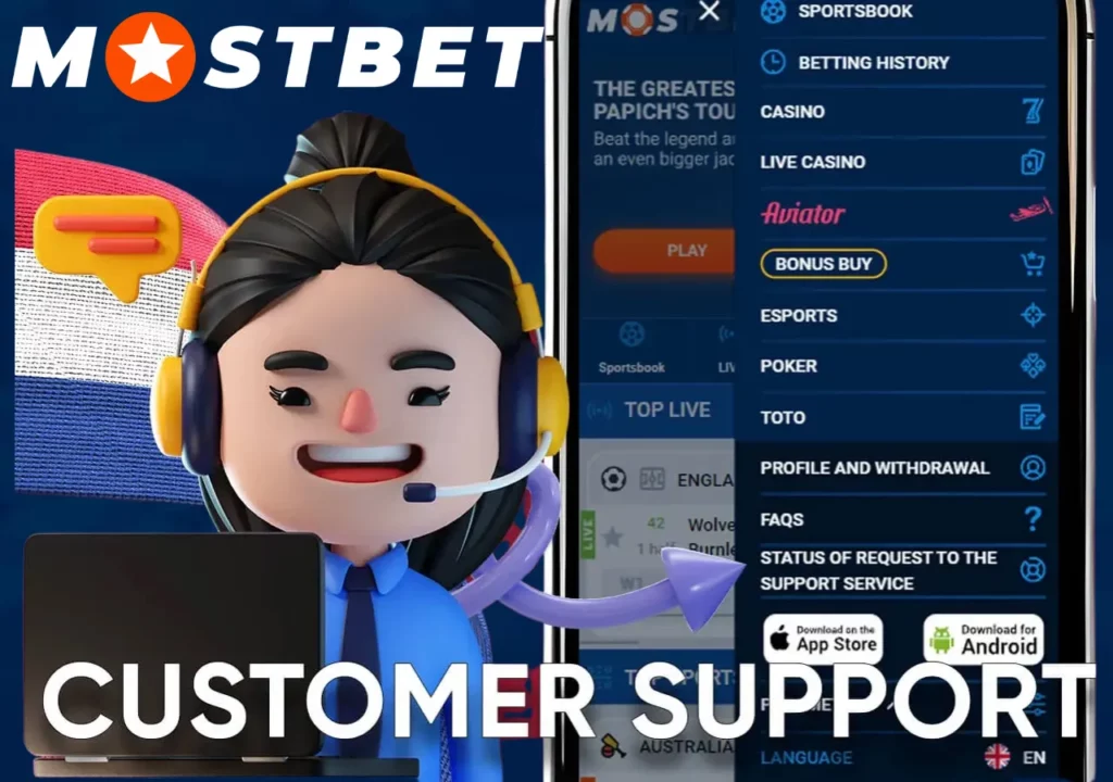 Customer Support at Mostbet